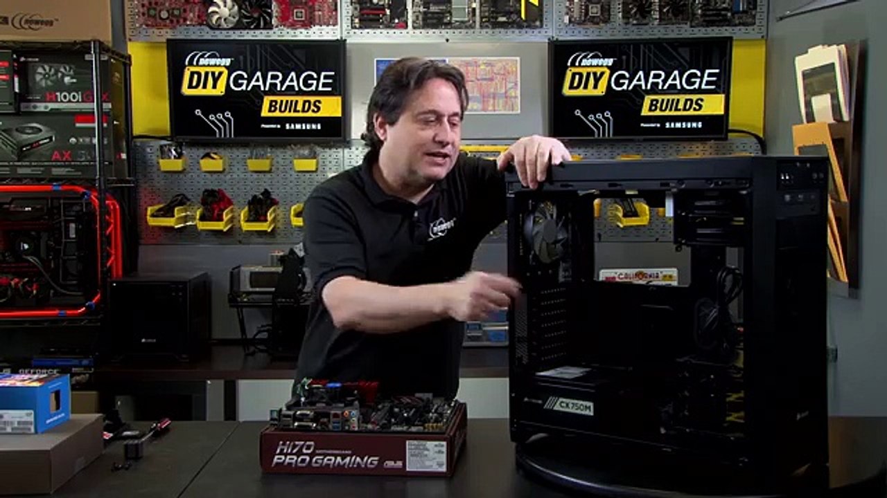 Newegg DIY Garage How to Build a Gaming PC - i7-6700, 850 EVO, & GTX 970 25