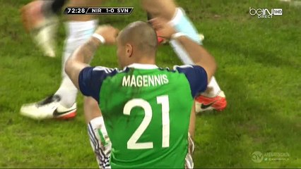 Magennis Super Chance - N.Ireland 1-0 Slovenia 28.03.2016