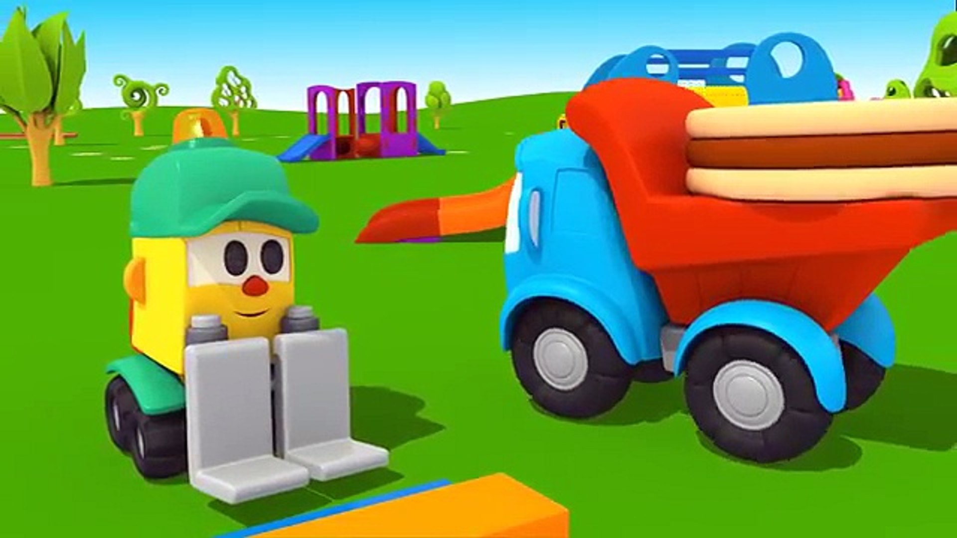 Pequeño Leo - Pastel de Cumpleaños - Carros - Carritos para niños - Camiones  infantiles - video Dailymotion