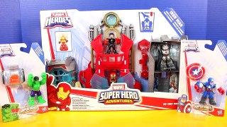 Playskool Heroes Marvel Super Hero Tony Stark Iron Man War Machine Hulk