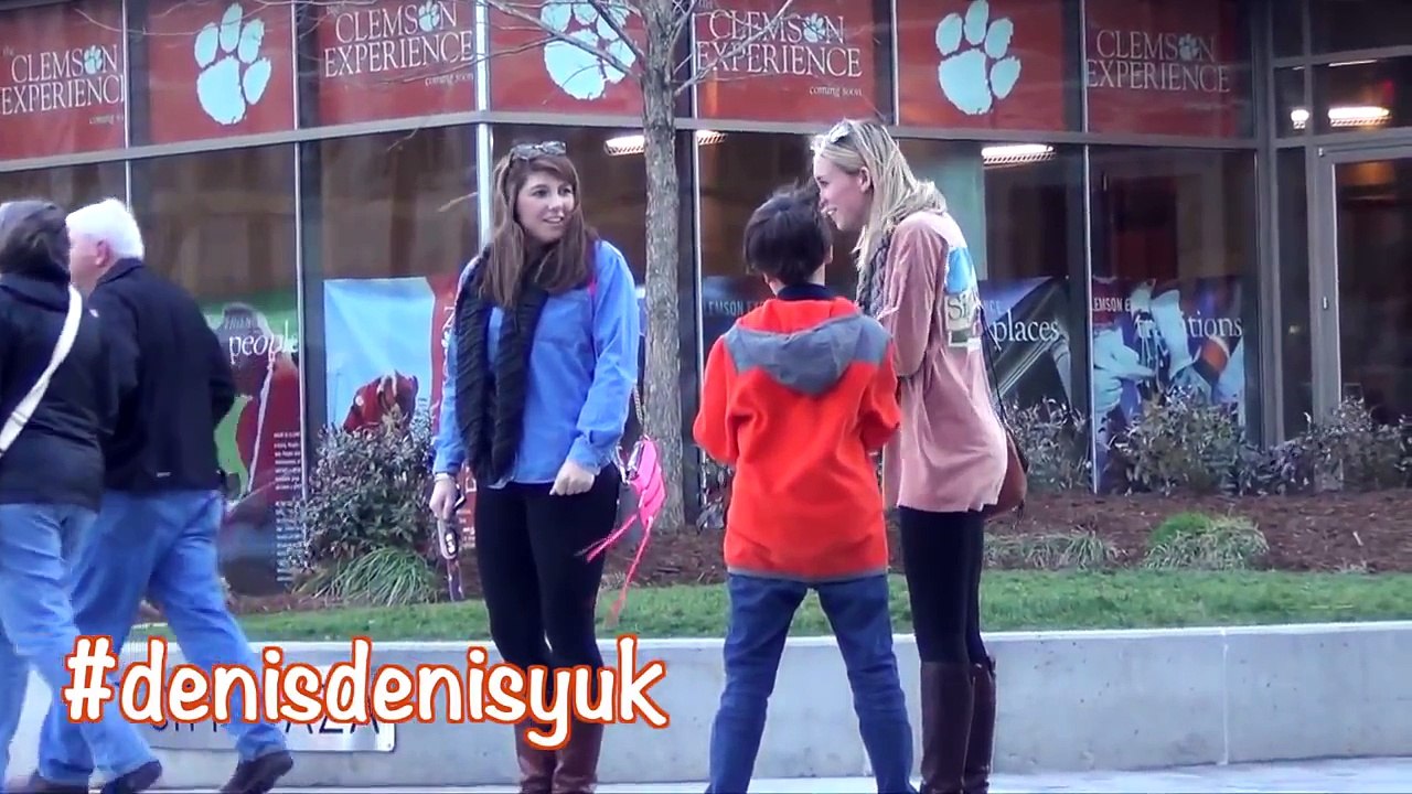 11 year old kid picking up girls prank