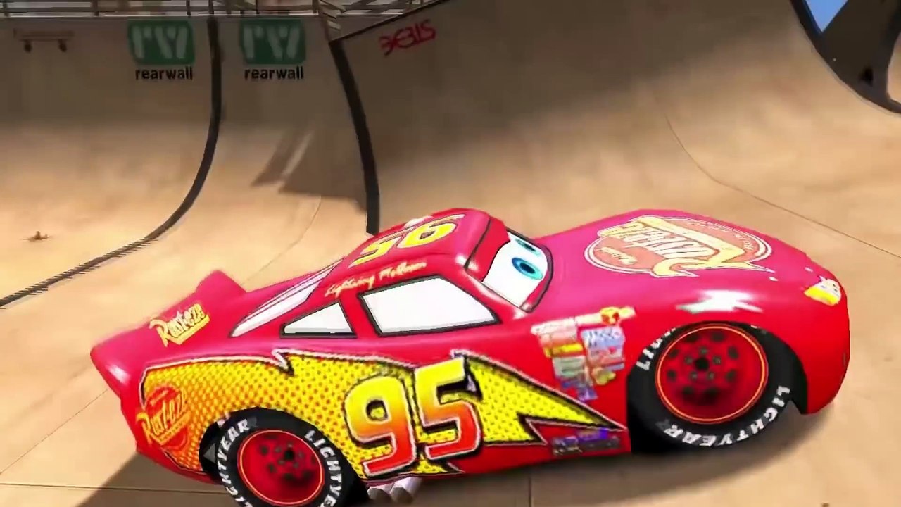Frozen (Elsa&Anna) Disney Pixar Lightning McQueen Car Song for Kids HD