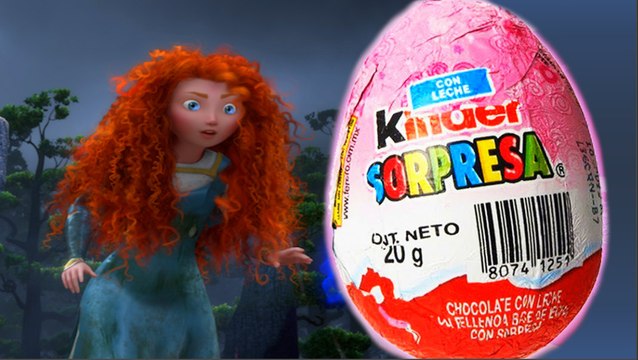 Huevo Sorpresa de Valiente Disney Princesas Huevo de pascua juguete regalo tipo Kinder Sorpresa