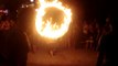 Fire Hoop Jumping in Thailand