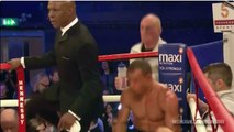 Chris Eubank telling his son not to target the head of Nick Blackwell before he collapsed!