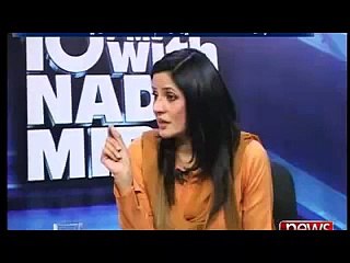 Qandeel Baloch Live in 10 PM With Nadia Mirza Pakistani Talk Show