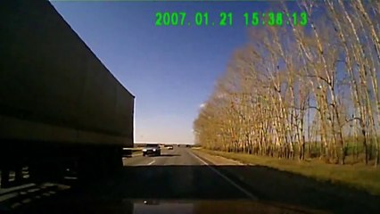 Intense Dashcam of Car Crash