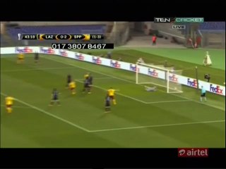 0-3 Lukás Julis Goal | Lazio v. Sparta Prague - 17.03.2016 HD