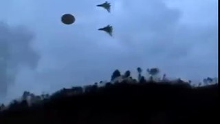 UFO Followed by Army Jets Near Area 51 March 2016