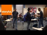 Special Needs Student Receives Balloons and Cake During Promposal