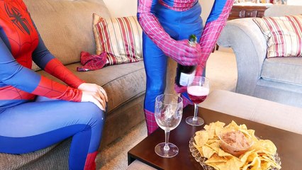 Spiderman and Spidergirl Real Life Date Farting Accident!! Superhero Movie