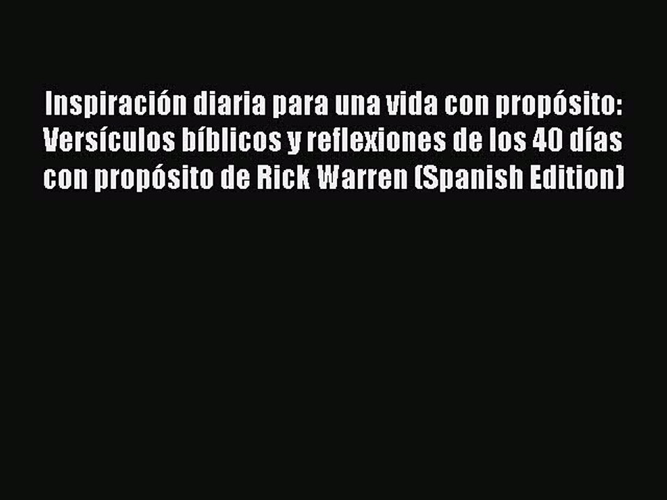 Download Inspiración diaria para una vida con propósito: Versículos bíblicos y reflexiones