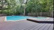 wood plastic floor with swimming pool,above ground pool decks material