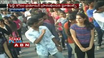 BVRIT Engineering College Students Flash Mob Dance in Hyderabad