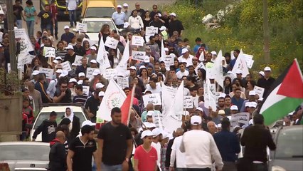 مسيرة داخل الخط الأخضر احتجاجا على مخطط إسرائيلي