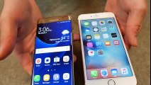 Samsung Galaxy S7 Edge vs iPhone 6S Plus Drop Test 2016