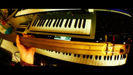 Testing DIY 2 strings stick bass