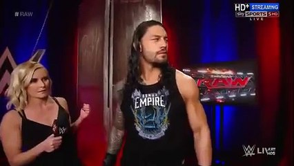 Tripl h and The Dudley Boyz Attack Roman Reigns - WWE Raw March 28, 2016