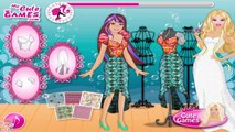 Barbie Disney Style Wedding - Barbie as Rapunzel Ariel and Jasmine Wedding Dress Up Game