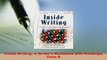 Download  Inside Writing A Writers Workbook with Readings Form B Read Online