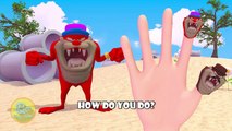 TAZ-MANIA 3D Finger Family | Nursery Rhymes | 3D Animation In HD From Binggo Channel