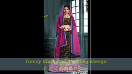 Black Color Lehenga Choli by nikvik.com