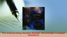PDF  The Interpreting Studies Reader Routledge Langage Readers PDF Full Ebook
