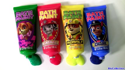 Paw Patrol Bathtub Paint Learn Colors with Pocoyo & Lightning McQueen Color Changers Cars Water Toys