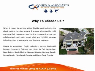 Top Rated Public Adjusters in Miami