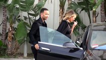 Kanye West And Kim Kardashian In New $400K Maybach, Filming With Khloe And Chrissy Teigen
