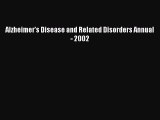 Download Alzheimer's Disease and Related Disorders Annual - 2002 Ebook Online
