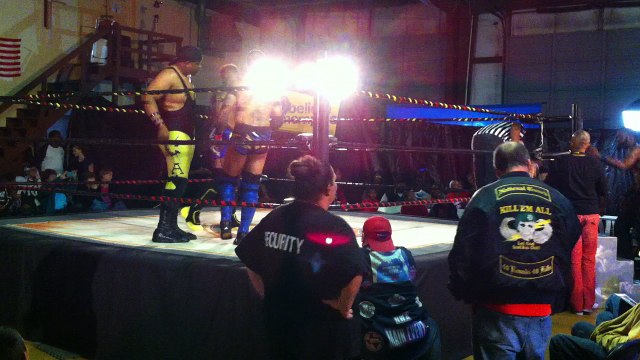 Action Jackson, Darius Tatt2 Lee, & Brandon Myers vs. Mike Anthony, The King of Darkness Dell Tucker, & Big Ace - Marvel Elite Wrestling