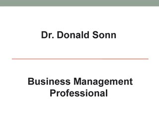 Donald Sonn-Business Management Professional