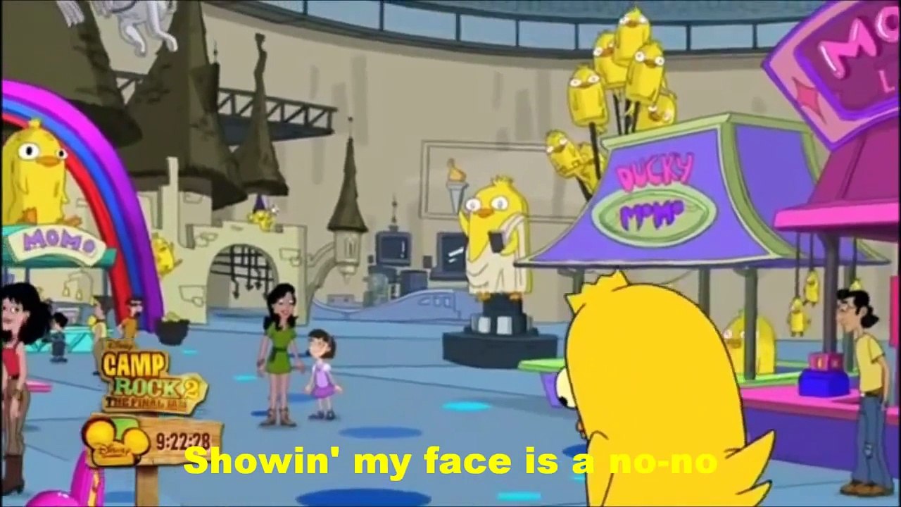 Phineas and Ferb-Ducky Momo is My Friend Lyrics(HD)