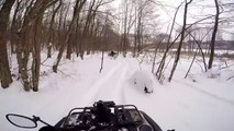 ATV Saltov #2 | Yamaha Grizzly 660 & Stels 500H EFI | Snow riding & drift ATV | Квадроциклы зимой
