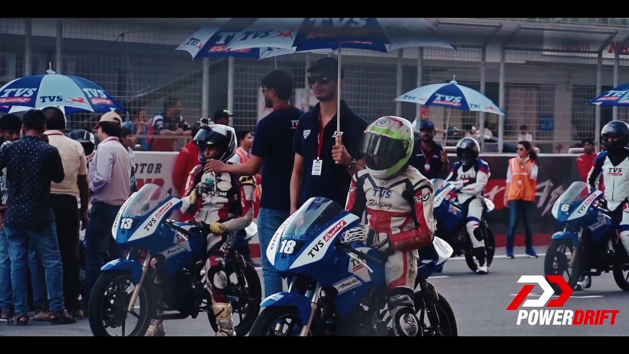Motorsports : TVS Apache  One Make Racing BIC : PowerDrift