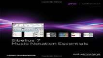 Download Sibelius 7 Music Notation Essentials  Avid Learning Series