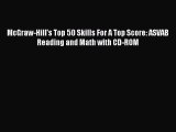 Read McGraw-Hill's Top 50 Skills For A Top Score: ASVAB Reading and Math with CD-ROM Ebook