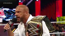 Roman Reigns sparks a chaotic brawl with Triple H Raw, March 28, 2016