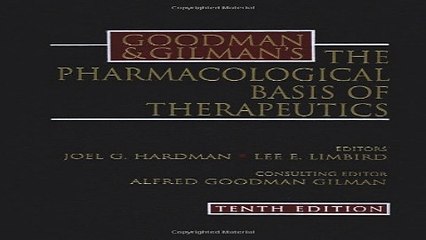 Download Goodman   Gilman s The Pharmacological Basis of Therapeutics