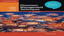 Download Classroom Management Techniques  Cambridge Handbooks for Language Teachers