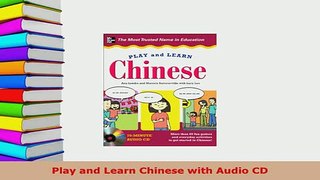 PDF  Play and Learn Chinese with Audio CD Free Books