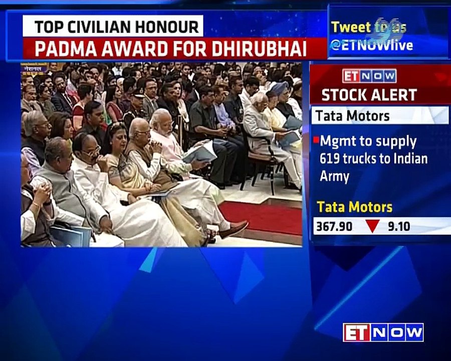 President Pranab Mukherjee confers Padma awards