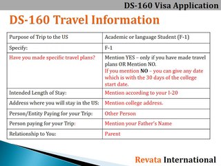 Revata International - Student Visa FAQ's DS-160 - Former Visa Specialist-Sanjay Kaushik