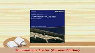Download  Sommerhaus Spater German Edition Ebook