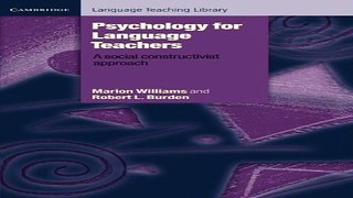 Read Psychology for Language Teachers  A Social Constructivist Approach  Cambridge Language