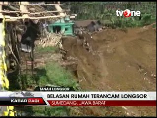 Belasan Rumah Terancam Longsor Akibat Proyek Jalan Tol