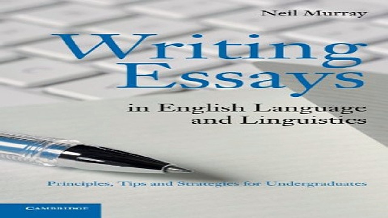 Download Writing Essays in English Language and Linguistics  Principles  Tips and Strategies for