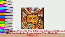 PDF  Joel Whitburn Presents The Billboard Albums Billboard Albums Includes Every Album That Read Online