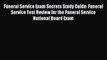 Read Funeral Service Exam Secrets Study Guide: Funeral Service Test Review for the Funeral